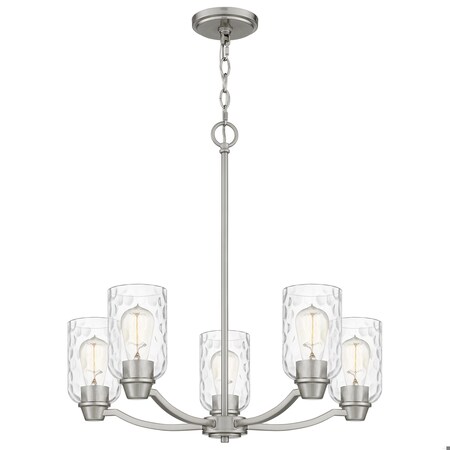 Quoizel Acacia 5-Light Brushed Nickel Chandelier ACA5024BN
